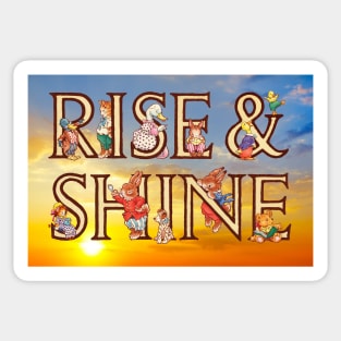 Rise & Shine - Children's Poster Sticker